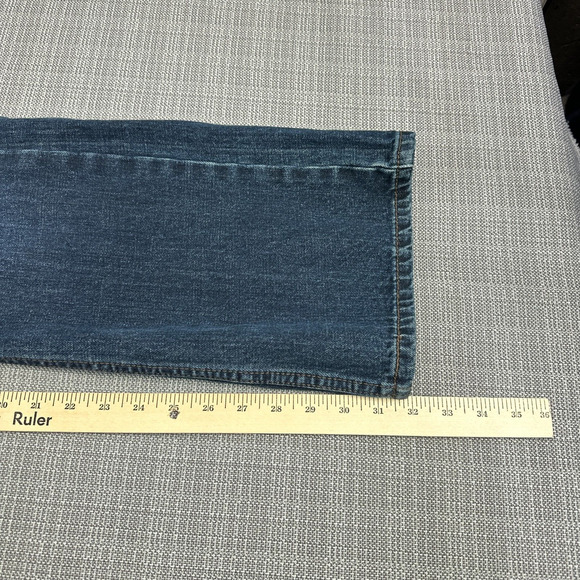 Levis 527 Jeans Mens 36x32 Blue Denim Bootcut Fade Rodeo Cowboy Western Ranch 23 - Picture 6 of 13